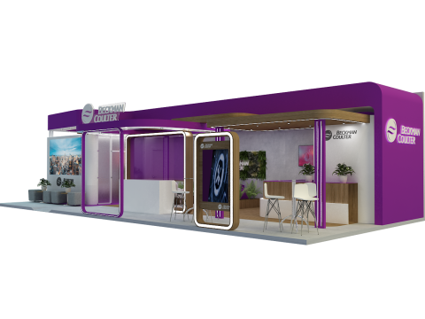 Booth 14x6 3D Model