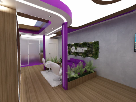 Booth 14x6 3D Model