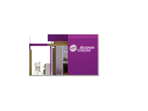 Booth 14x6 3D Model