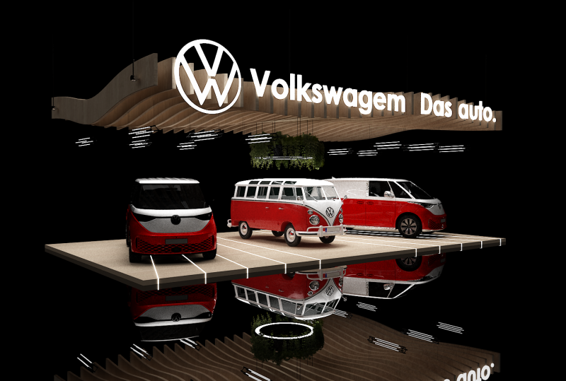 Booth Car Exposition Modèle 3D .c4d .max .obj .3ds .fbx .stl .blend 