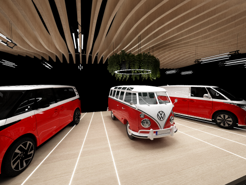 Booth Car Exposition Modèle 3D