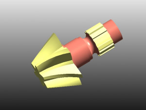 helical gear 3D 모델