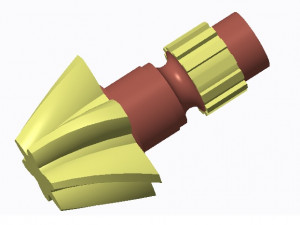 helical gear Modelo 3D