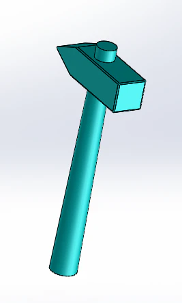 hammer 3D Model .c4d .max .obj .3ds .fbx .stl .blend 