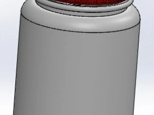 kunststof bout 3D printmodel