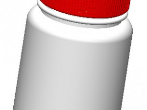 plastic bolte 3D 打印模型