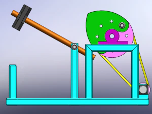 portable hammer machine 3D Model