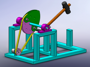 portable hammer machine 3D Model