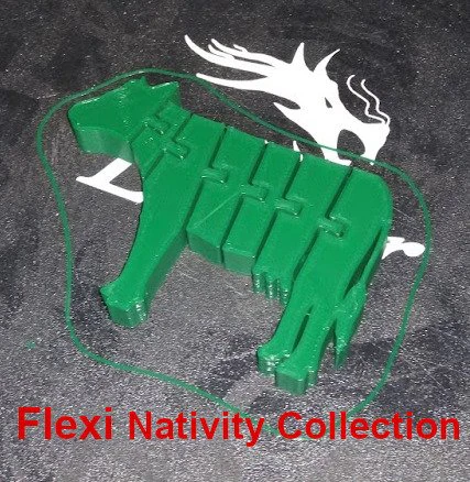 flexi cow- nativity collection - belen 3D Print Model .c4d .max .obj .3ds .fbx .stl .blend 
