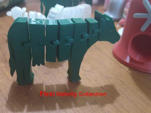 flexi cow- nativity collection - belen 3D Print Model