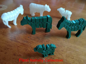 flexi cow- nativity collection - belen 3D Print Model