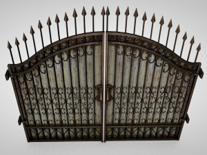 garden gate 3D Модель