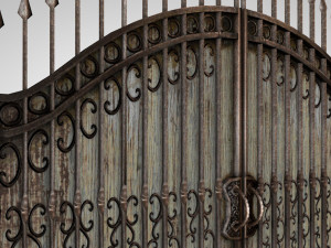 garden gate 3D Модель