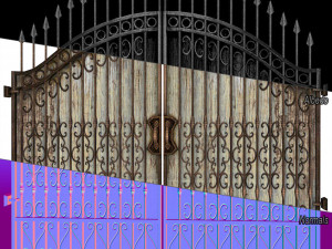 garden gate 3D Модель