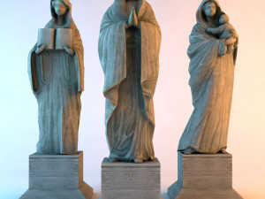 bronzestatue 3D Модель