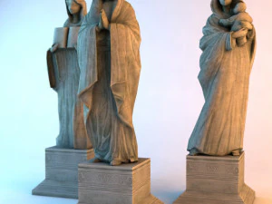 bronzestatue 3D Model
