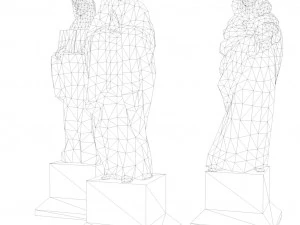 bronzestatue 3D Model