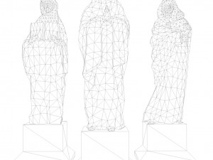 bronzestatue 3D Модель