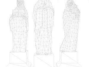 bronzestatue 3D Model