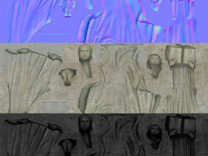 bronzestatue 3D Model