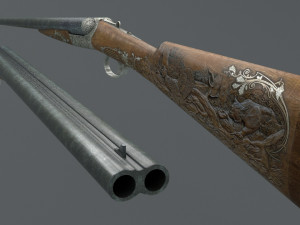 Shotgun 3D Model