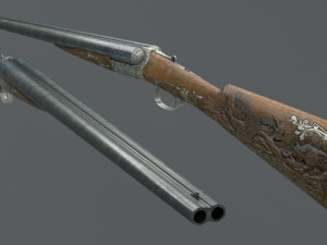 Shotgun 3D Model