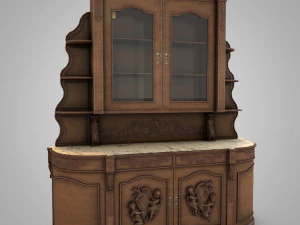 Grunge vitrina Modelo 3D