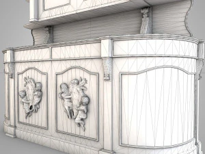 Grunge vitrina Modelo 3D