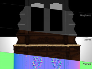Vitrina grunge 3D Model
