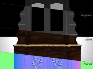 Grunge vitrina Modelo 3D