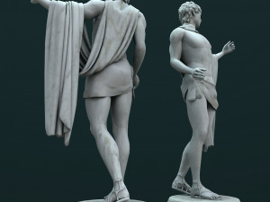 statue rome Modèle 3D