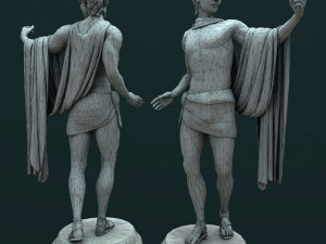 statue rome Modèle 3D