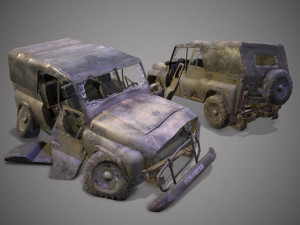 Crashed transport 12a 3Dモデル