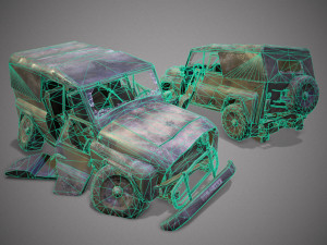 Crashed transport 12a 3Dモデル
