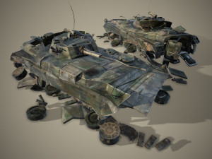 Crashed transport 12a 3Dモデル