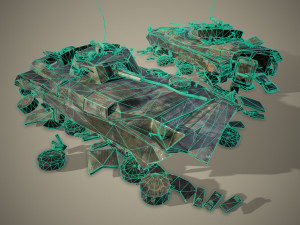 Crashed transport 12a 3Dモデル