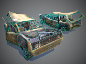Crashed transport 12a 3Dモデル