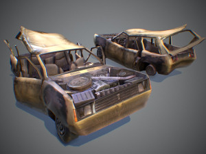 Crashed transport 12a 3Dモデル