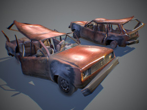 Crashed transport 12a 3Dモデル