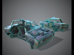 Crashed transport 12a 3Dモデル