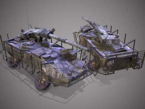 Crashed transport 12b 3D 모델