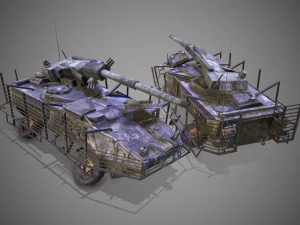 Crashed transport 12b 3D Model