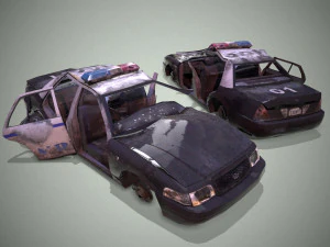 Crashed transport 12b 3D Model