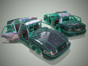 Crashed transport 12b 3D 모델