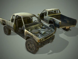 Crashed transport 12b 3D Model