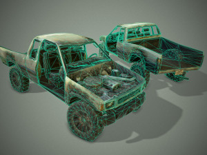 Crashed transport 12b 3D 모델