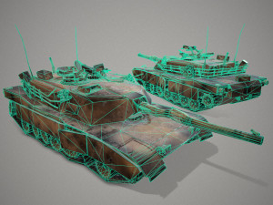 Crashed transport 12b 3D 모델