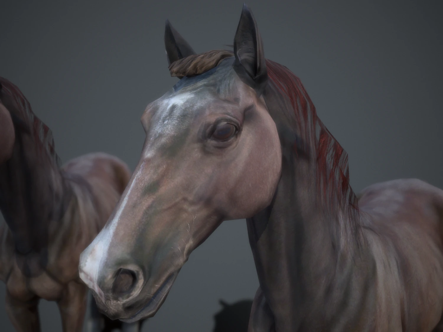 horse 3D Model .c4d .max .obj .3ds .fbx .stl .blend 