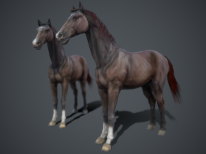 horse 3Dモデル