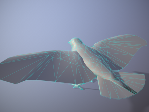 Crow animation 3D Модель
